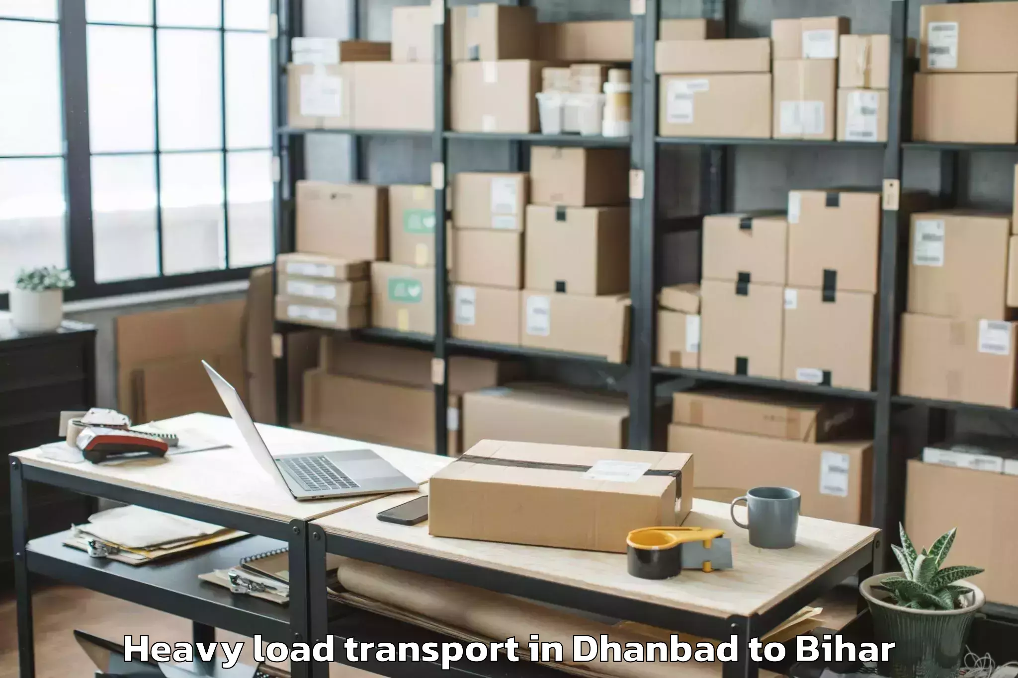 Easy Dhanbad to Khagaria Heavy Load Transport Booking